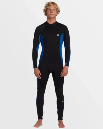 4/3 mm Foil GBS Wetsuit mit Rückenreißverschluss