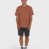 A/Div Agave Premium-Baumwoll-T-Shirt mit kurzen Ärmeln