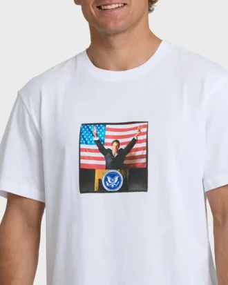 A.I. 4 Pres Premium-Shorts-T-Shirt mit kurzen Ärmeln