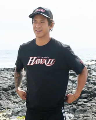 A.I. Champ Premium-Shorts-T-Shirt mit kurzen Ärmeln