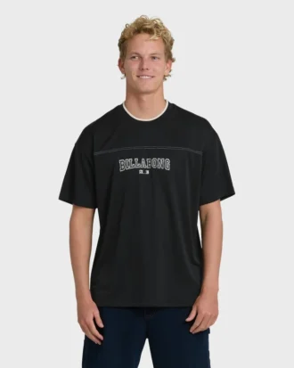 A.I. Mesh-Jersey-T-Shirt mit kurzen Ärmeln
