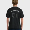 A.I. Mesh-Jersey-T-Shirt mit kurzen Ärmeln