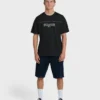 A.I. Mesh-Jersey-T-Shirt mit kurzen Ärmeln