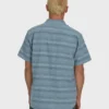 All Day Stripe Kurzarm-Hemd aus Wolle All Day Stripe Kurzarm-Hemd aus Wolle