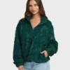 All the Time Sherpa Sweatshirt mit halbem Reißverschluss All the Time Sherpa Sweatshirt mit halbem Reißverschluss