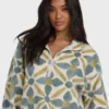 All the Time Sherpa Sweatshirt mit halbem Reißverschluss All the Time Sherpa Sweatshirt mit halbem Reißverschluss