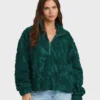 All the Time Sherpa Sweatshirt mit halbem Reißverschluss All the Time Sherpa Sweatshirt mit halbem Reißverschluss