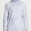 Arch Mesh Langarm-Surf-T-Shirt mit Kapuze