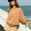 Ausgebleichtes Kendal-Sweatshirt mit Rundhalsausschnitt Ausgebleichtes Kendal-Sweatshirt mit Rundhalsausschnitt