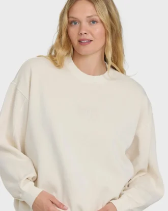Ausgebleichtes Kendal-Sweatshirt mit Rundhalsausschnitt