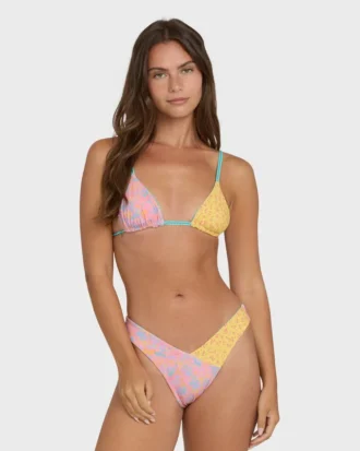 Babe Alert Wendbares Mini-Slide-Triangel-Bikini-Oberteil