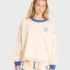 Back to It Sweatshirt mit Rundhalsausschnitt