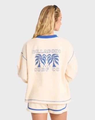 Back to It Sweatshirt mit Rundhalsausschnitt