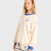 Back to It Sweatshirt mit Rundhalsausschnitt