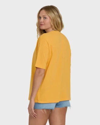 Balance of Waves Kurzarm-Strick-T-Shirt