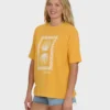 Balance of Waves Kurzarm-Strick-T-Shirt