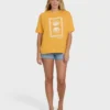Balance of Waves Kurzarm-Strick-T-Shirt