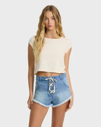 Beach Dreamin Denim-Shorts