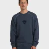 Bio-Fleece-Sweatshirt mit Rundhalsausschnitt Bio-Fleece-Sweatshirt mit Rundhalsausschnitt