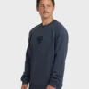 Bio-Fleece-Sweatshirt mit Rundhalsausschnitt Bio-Fleece-Sweatshirt mit Rundhalsausschnitt