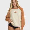 Blissed Out Sweatshirt mit Rundhalsausschnitt