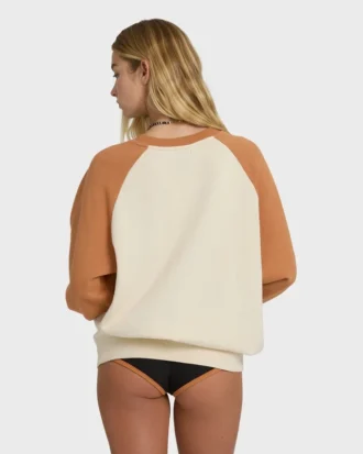 Blissed Out Sweatshirt mit Rundhalsausschnitt