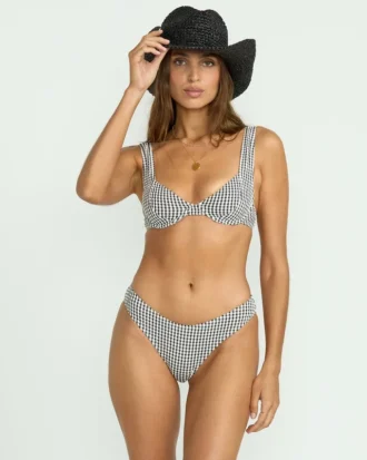 Bondi-Bikinihose mit Wellenmuster