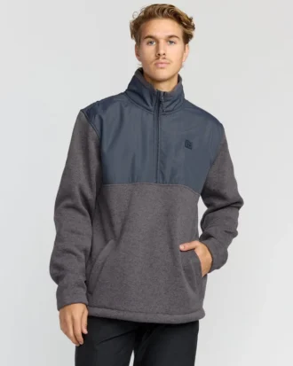 Boundary Blocked Sweatshirt mit Stehkragen
