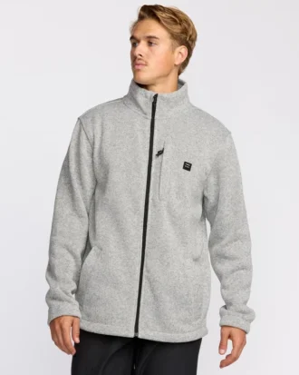Boundary Sweatshirt mit Stehkragen und Reißverschluss
