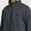 Boundary Sweatshirt mit Stehkragen und Reißverschluss Boundary Sweatshirt mit Stehkragen und Reißverschluss