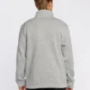 Boundary Sweatshirt mit Stehkragen und Reißverschluss