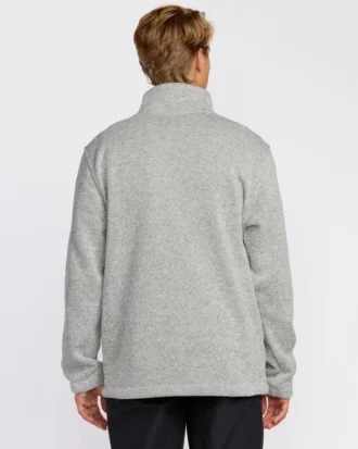 Boundary Sweatshirt mit Stehkragen und Reißverschluss