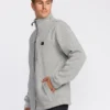 Boundary Sweatshirt mit Stehkragen und Reißverschluss