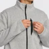 Boundary Sweatshirt mit Stehkragen und Reißverschluss