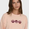 Chasing Horizons Sweatshirt mit Rundhalsausschnitt