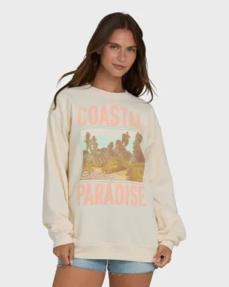 Coastal Paradise Rundhals-Sweatshirt