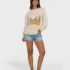 Coastal Paradise Rundhals-Sweatshirt