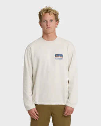 Compass Sweatshirt mit Rundhalsausschnitt