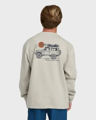 Compass Sweatshirt mit Rundhalsausschnitt