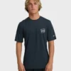 Crayon Wave Loose Fit Kurzarm-Surf-T-Shirt mit Shorts