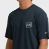 Crayon Wave Loose Fit Kurzarm-Surf-T-Shirt mit Shorts