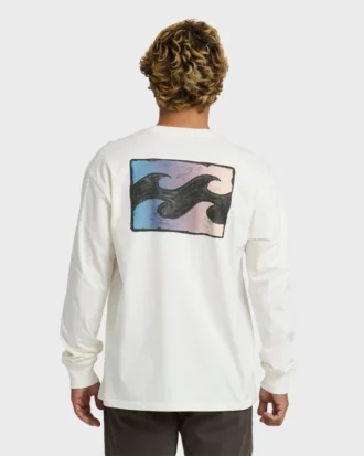 Crayon Wave Premium Langarm-T-Shirt