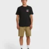 Crayon Wave Premium-T-Shirt mit kurzen Shorts