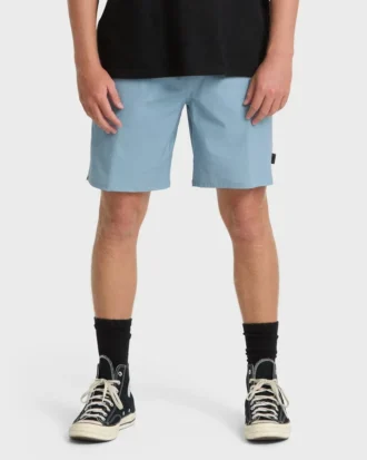 Crossfire Elastic Wave Washed 18″ Hybrid-Shorts
