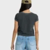 Daily T Kurzarm-Strick-T-Shirt