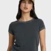 Daily T Kurzarm-Strick-T-Shirt