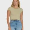 Daily Tee Yd Kurzarm-Strick-T-Shirt