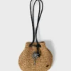 Date Palm Crossbody Mini-Strohtasche