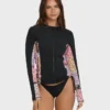 Dreamy Daze Rashguard mit Reißverschluss vorne und langen Ärmeln Dreamy Daze Rashguard mit Reißverschluss vorne und langen Ärmeln