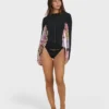Dreamy Daze Rashguard mit Reißverschluss vorne und langen Ärmeln Dreamy Daze Rashguard mit Reißverschluss vorne und langen Ärmeln